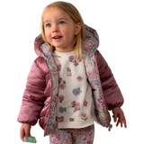 Mayoral Girls Reversible Coat 2437 Violet