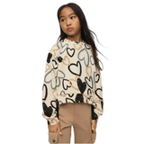 Mayoral girls' macchiato beige sweatshirt