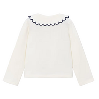 Mayoral girls' soy beige top