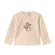 Mayoral girls' milk cream top