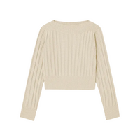 Mayoral girls' cream knitted top