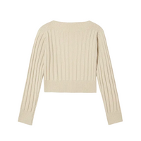 Mayoral girls' cream knitted top