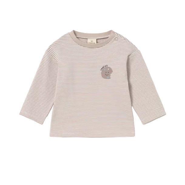 Mayoral kids' Rock grey long sleeve top