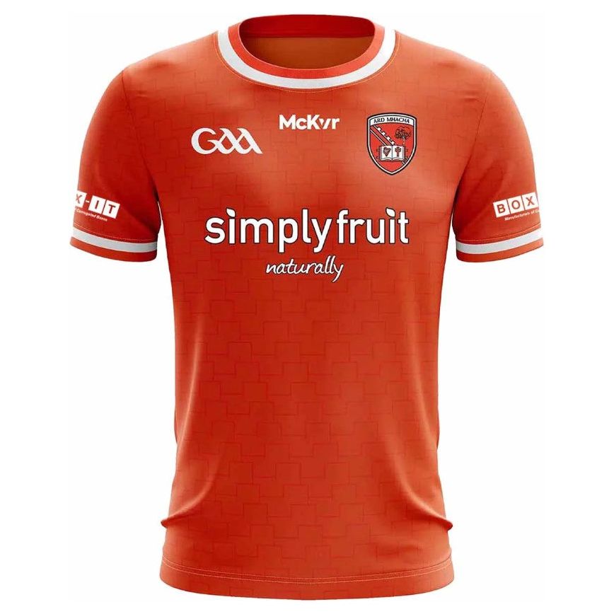 McKeever Youth Armagh GAA 2024 Home Jersey Orange/White