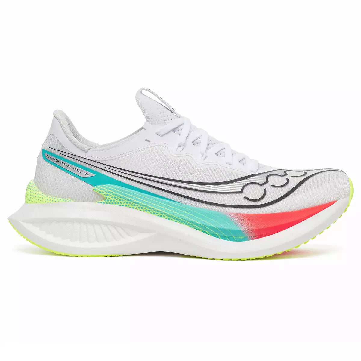 Saucony Mens Trainer Endorphin Pro 5 White/Multi