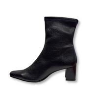 Miss Elastic women's navy ankle boot