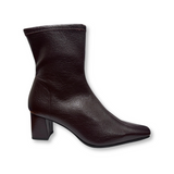 Miss Elastic women's testa brown ankle boot