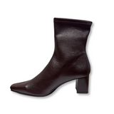 Miss Elastic women's testa brown ankle boot