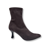 Miss Elastic women's testa brown ankle boot