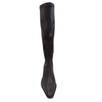 Miss Elastic women's testa brown long leg boot