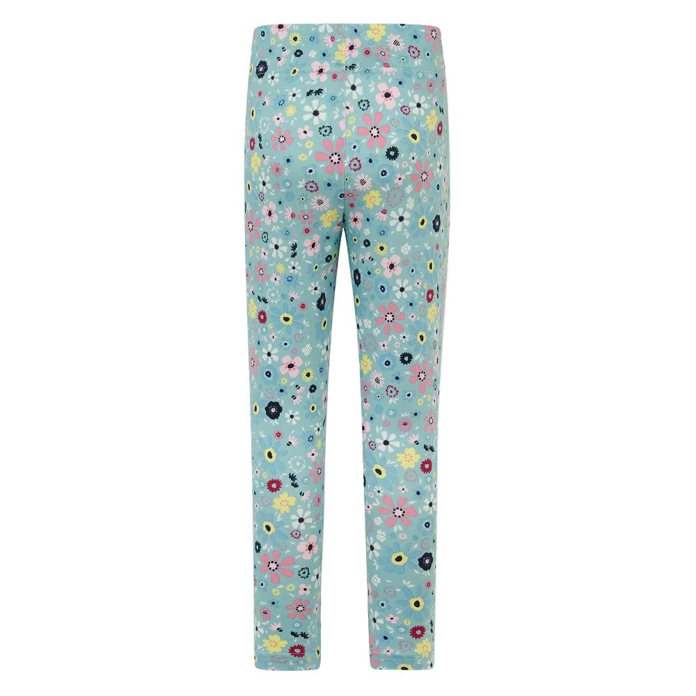 Lighthouse Girls Legging Mollie Pastel Teal Floral