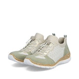 Rieker Womens Trainer N4260-80 White Combination