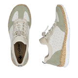 Rieker Womens Trainer N4260-80 White Combination