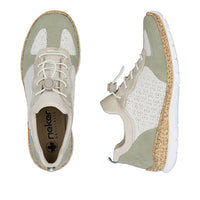 Rieker Womens Trainer N4260-80 White Combination
