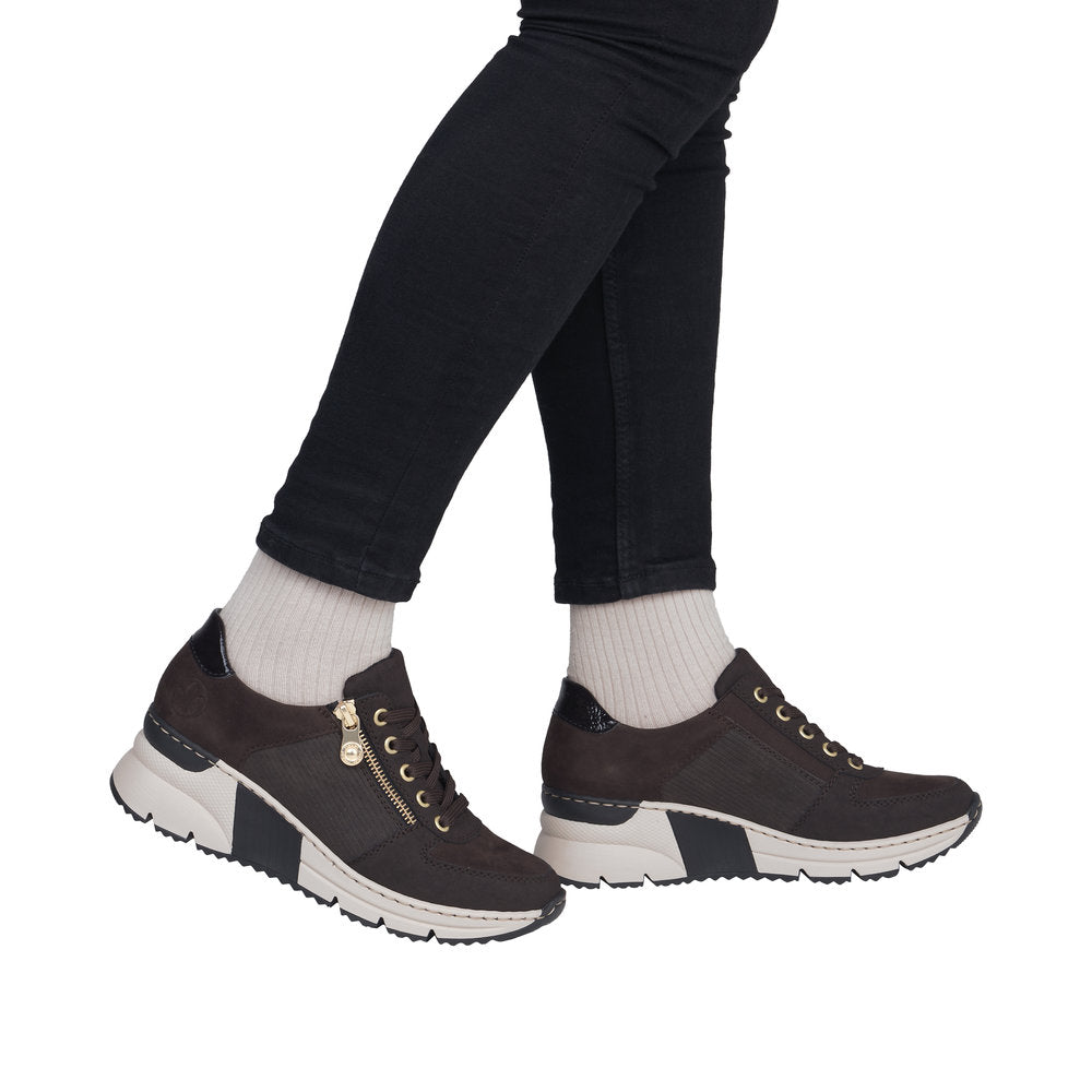 Rieker Womens Trainer N6314-25 Brown