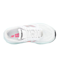 New Balance Womens Trainer Fuelcell Rebel V5 White/Pink Heat