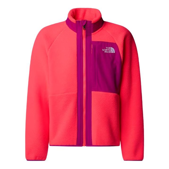 The North Face Girl s Yumiori Full Zip Jacket Radiant Poppy Donaghys
