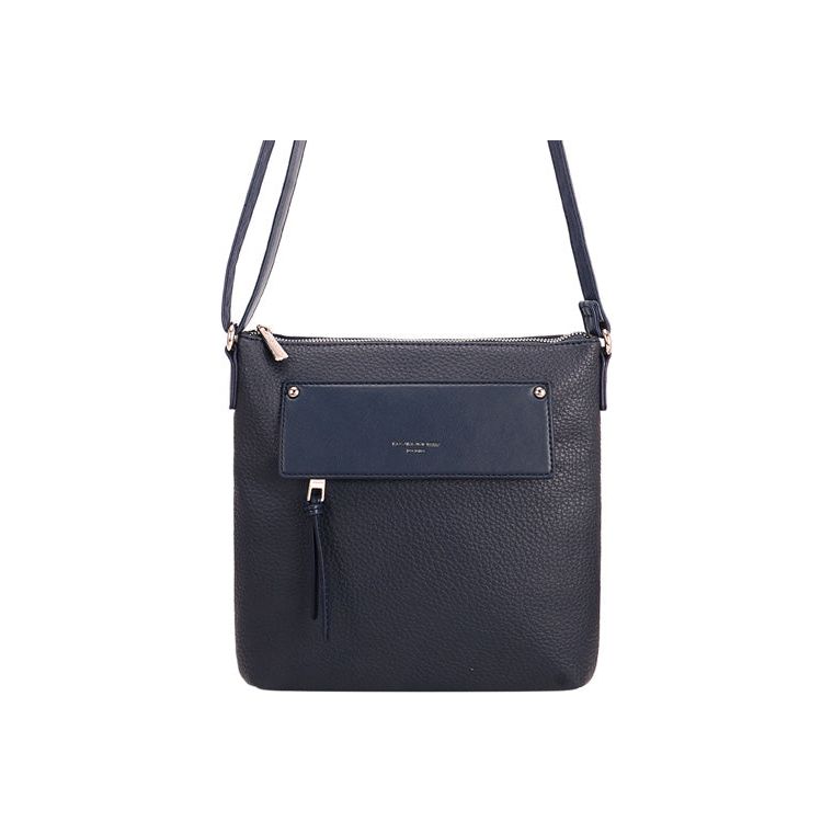 David Jones Womens Cross Body Bag NV6911 3 Navy Donaghys