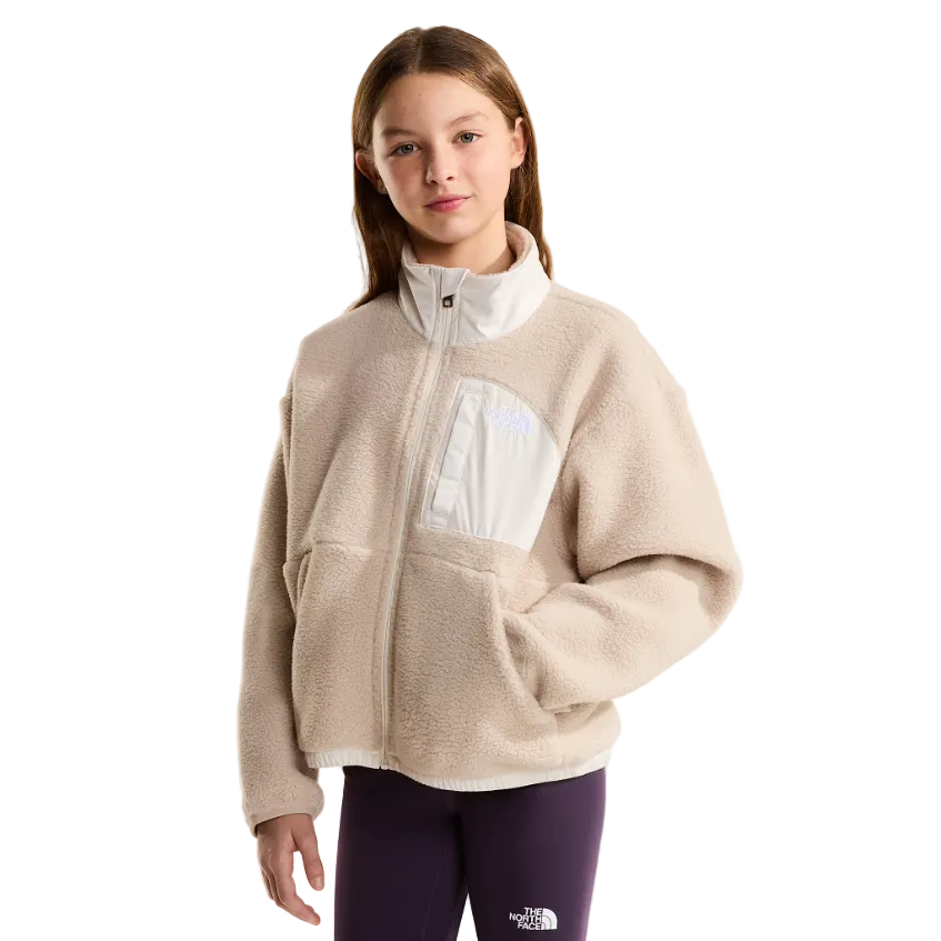 The North Face Yumiori girls' timeless taupe fleece
