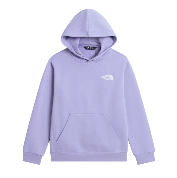 The North Face Evolution girls' pale plum hoodie