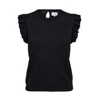 Numph women's black knitted top