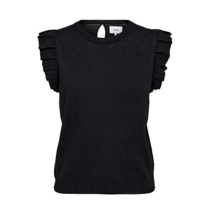 Numph Womens Nufiana Top Caviar