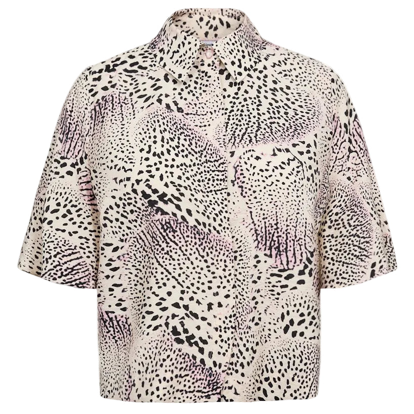 Numph Womens Shirt Shella Whitecap Gray