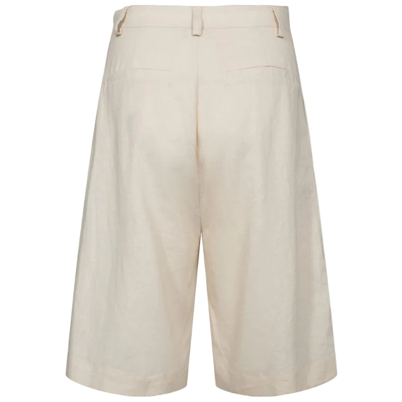 Numph Womens Shorts Alani Whitecap Gray