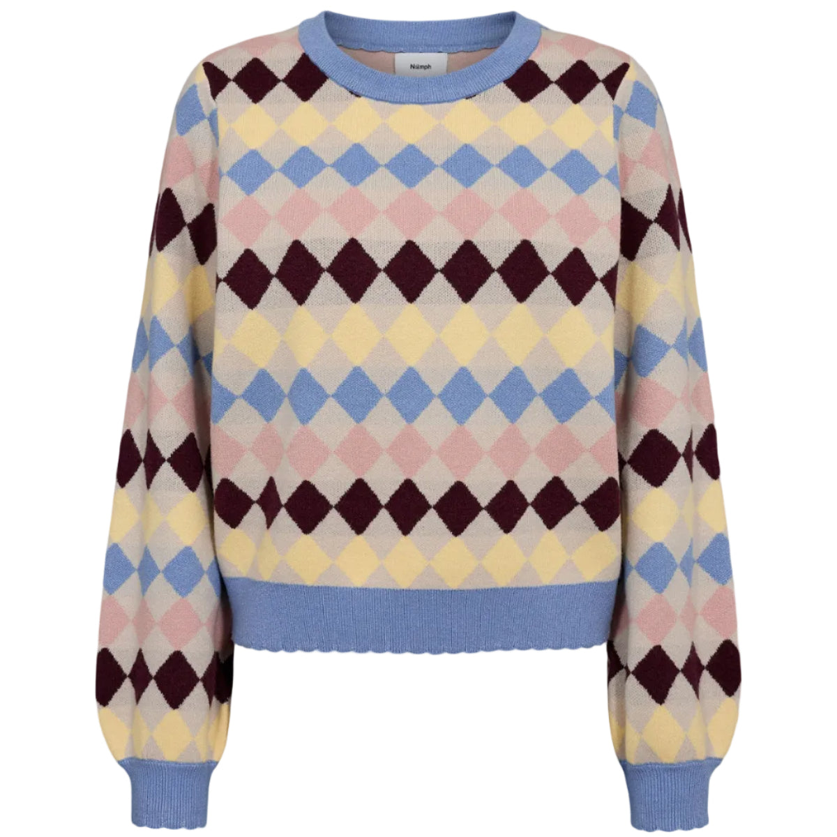 Numph Womens Jumper NULIna 707257 Gray Morn
