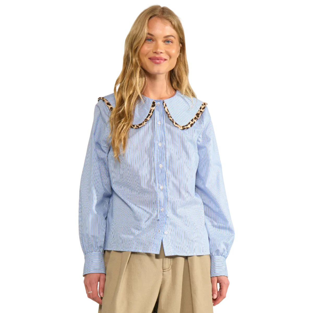 Numph Womens Blouse NUMayana Azurine