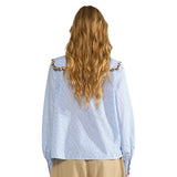 Numph Womens Blouse NUMayana Azurine
