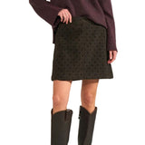 Numph Womens Skirt NUAmia Black Coffee