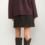 Numph Womens Skirt NUAmia Black Coffee
