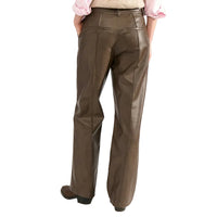 Numph Womens PU Trousers NUDorith Black Coffee