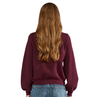 Numph Womens Jumper NUBir Solid Fig