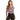Numph NUMixie women's pink and brown striped top