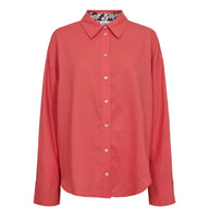 Numph Womens Nuherina Shirt Cayenne
