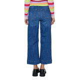 Numph women's blue denim jeans with zip