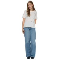 Numph women's white t-shirt