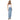 Numph Womens Nuparis Wide Jeans Light Blue Stonewash Denim