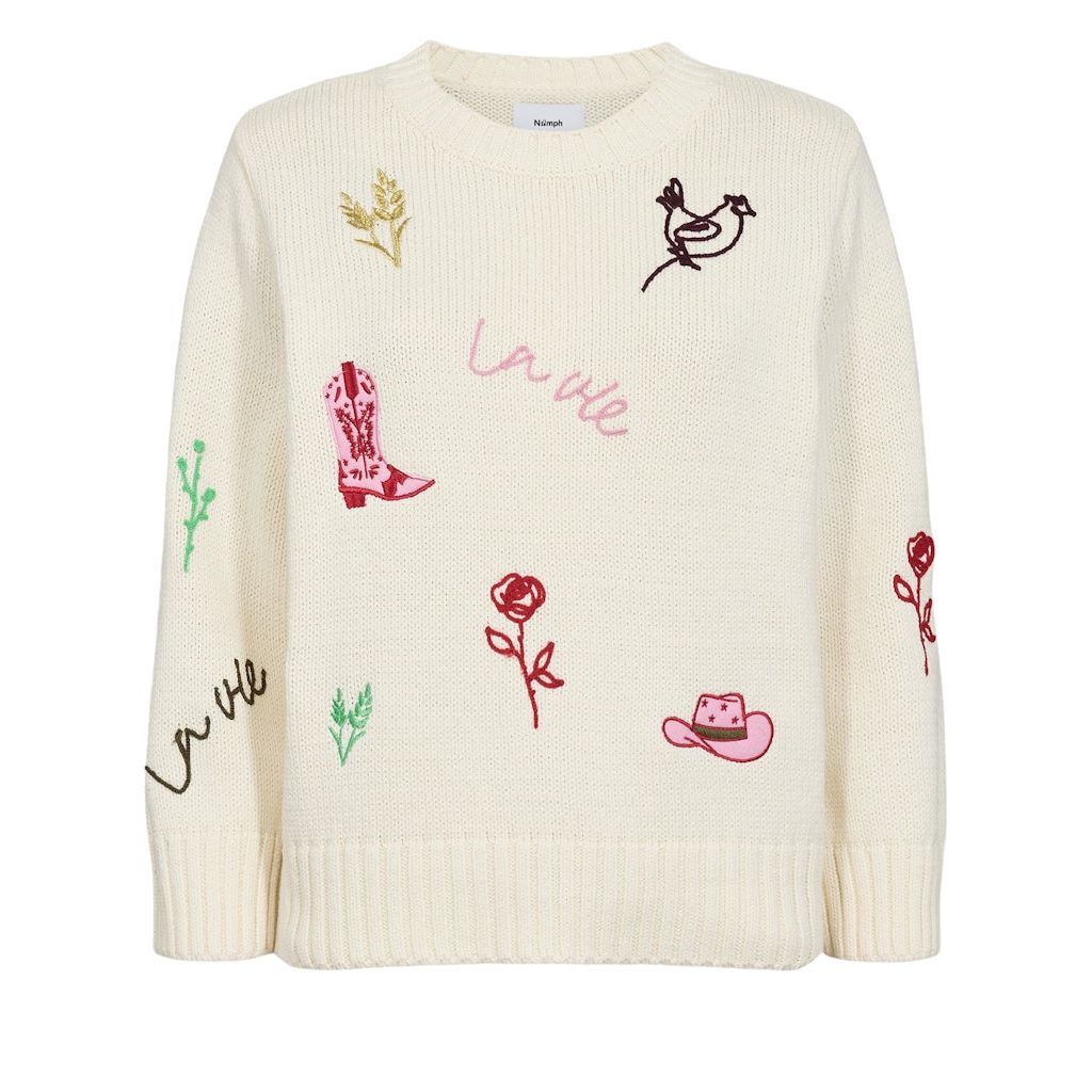 Numph Womens Pullover Wally Pristine