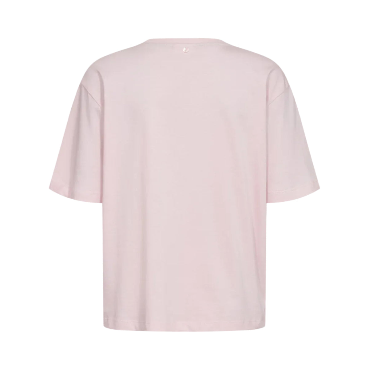 Numph Womens Nutenia Boxy T-Shirt Pink Lady