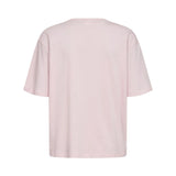Numph Womens Nutenia Boxy T-Shirt Pink Lady
