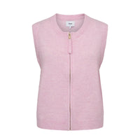 Numph Womens Nufuette Zip Vest Pink Lady