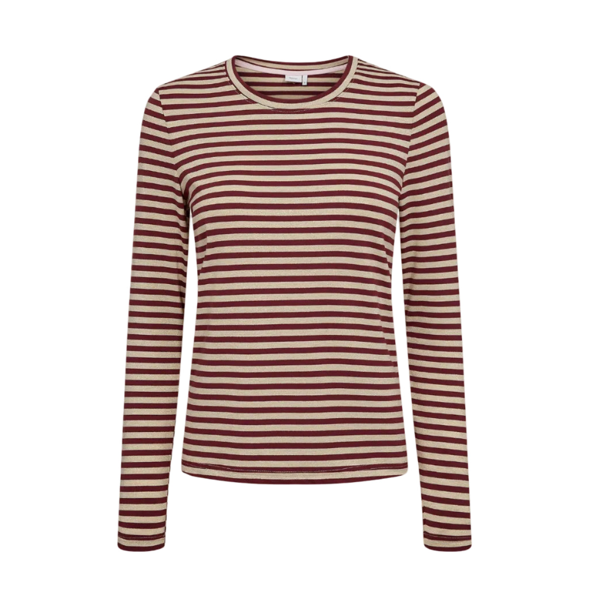 Numph women's cream striped top