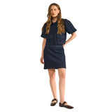 Numph Womens Nualetta Shirt Dark Blue Denim