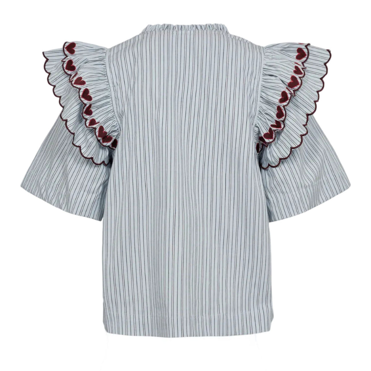 Numph Womens Blouse Nuditty Floaty Blue