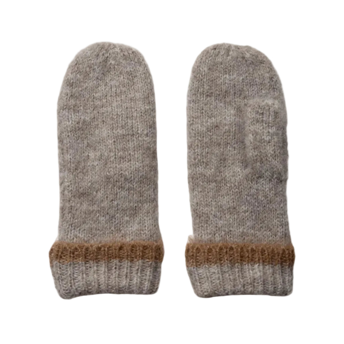 Numph Womens Mitten Terry Silver Mink