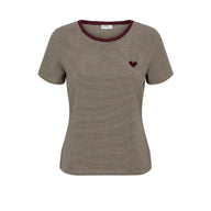 Numph Womens Nualexa T-Shirt Silver Mink