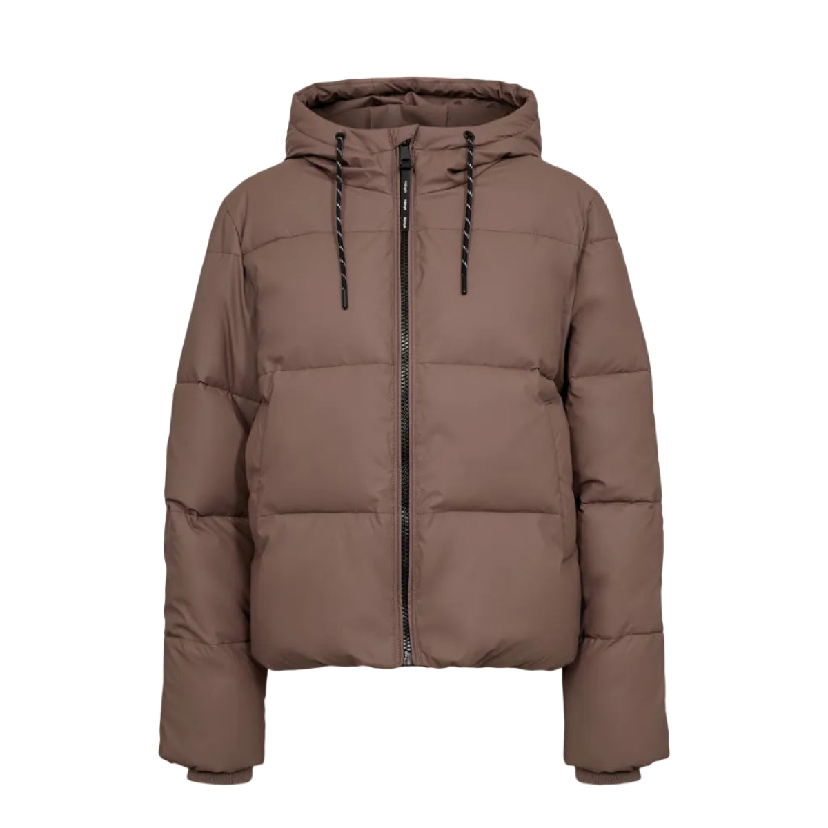 Numph Womens Puffer Arven Deep Taupe